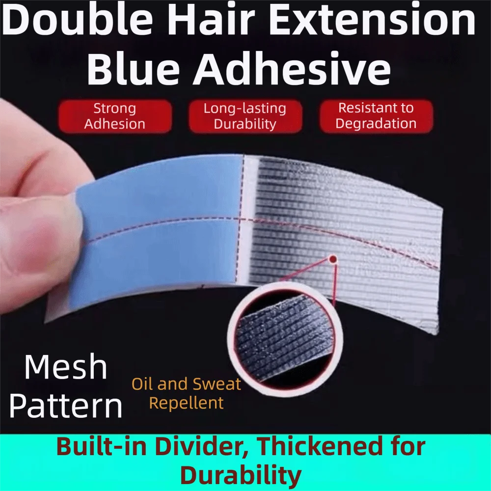 36Pcs Waterproof Lace Front Wig Tape C-Shaped Arc Adhesives Double Side Tape with Hole Thin Bonding Glue No Hair Wigs