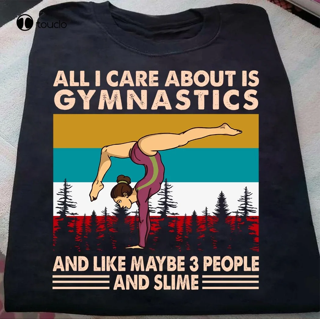 Gymnastics T-Shirt Funny Birthday Gift Retro Vintage Style Unisex Men Women