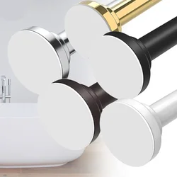 Shower Curtain Poles 55 to 95CM Non-Slip Spring Tension Curtain Rod No Drilling Stainless Steel Curtain Rod For Bathroom Kitchen