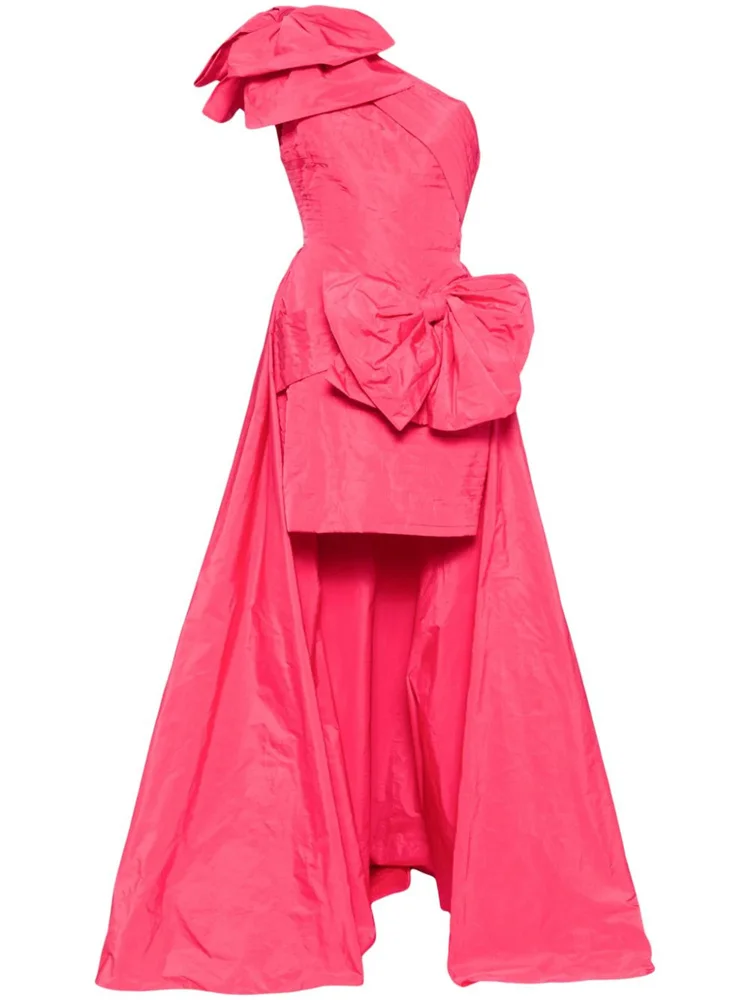 

New Arrival One Shoulder Neckline Sleeveless Satin Straight Evening Dress Elegant Back Zipper Floor Length Gown For Women 2024