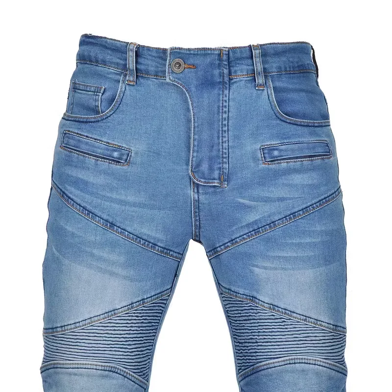 2025 New Women Motorcycle Jeans Upgrade Silicone Protector Detachable Racing Road Rider Four Seasons Casual Fashion Moto Pants