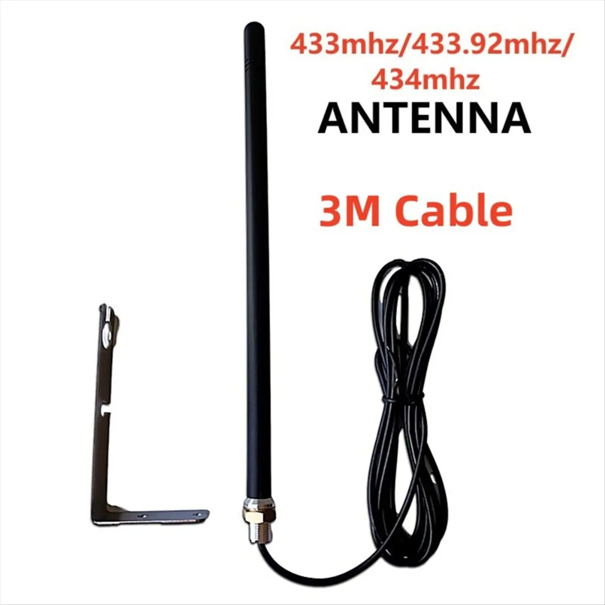 DT89 HOT Universal 433MHz Antenna for Door Garage Radio Signal with Cable for Any Gate Automation Control Boards or Receivers