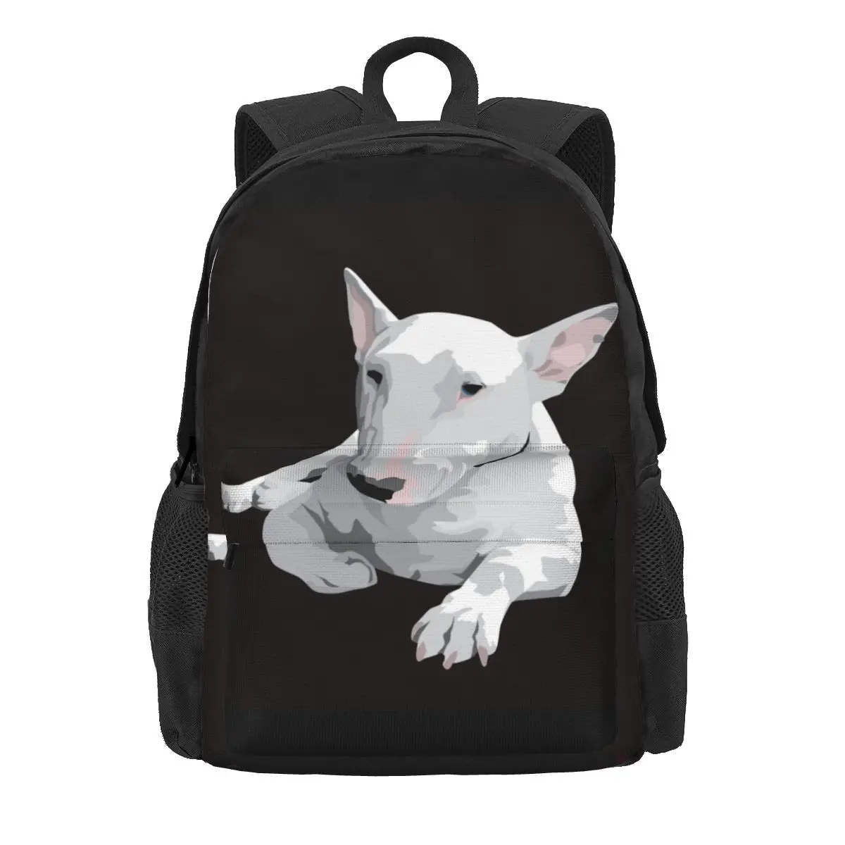 English Bull Terrier Backpacks Boys Girls Bookbag Children School Bags Cartoon Kids Rucksack Laptop Rucksack Shoulder Bag