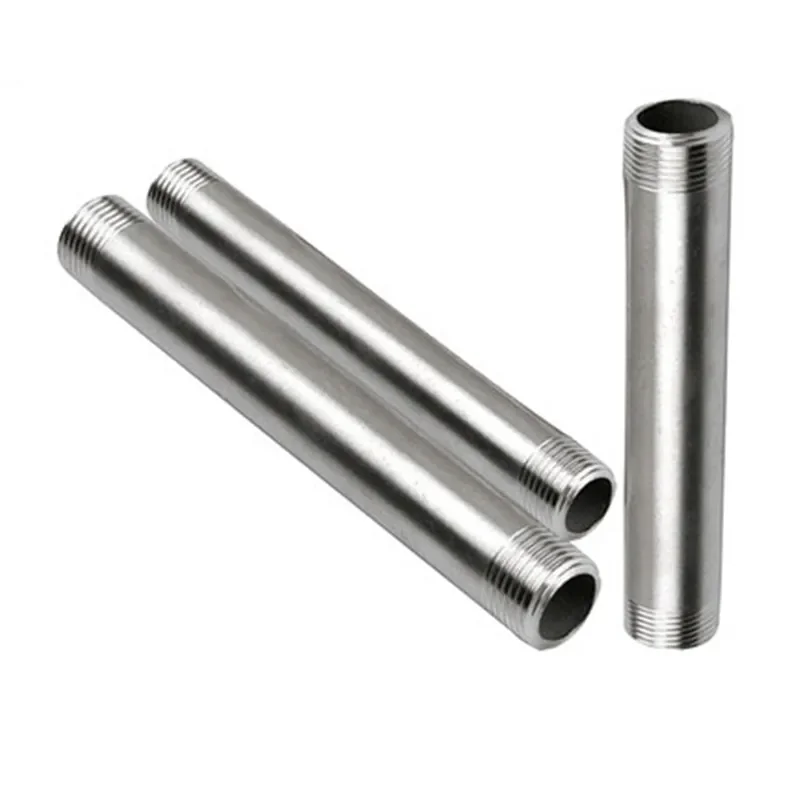 

Water connection 1/8" 1/4" 3/8" 1/2" 3/4" 1" 1-1/4" 1-1/2" Male X Male Threaded Pipe Fittings Stainless Steel SS304 100mm Length