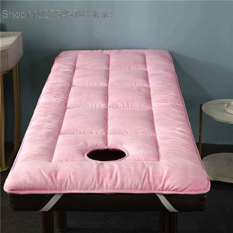 Skin-Friendly Massage SPA Treatment Bed Cover with Hole Solid Color Salon Table Bed Sheet Beds Mattress Multi Sizes Colors