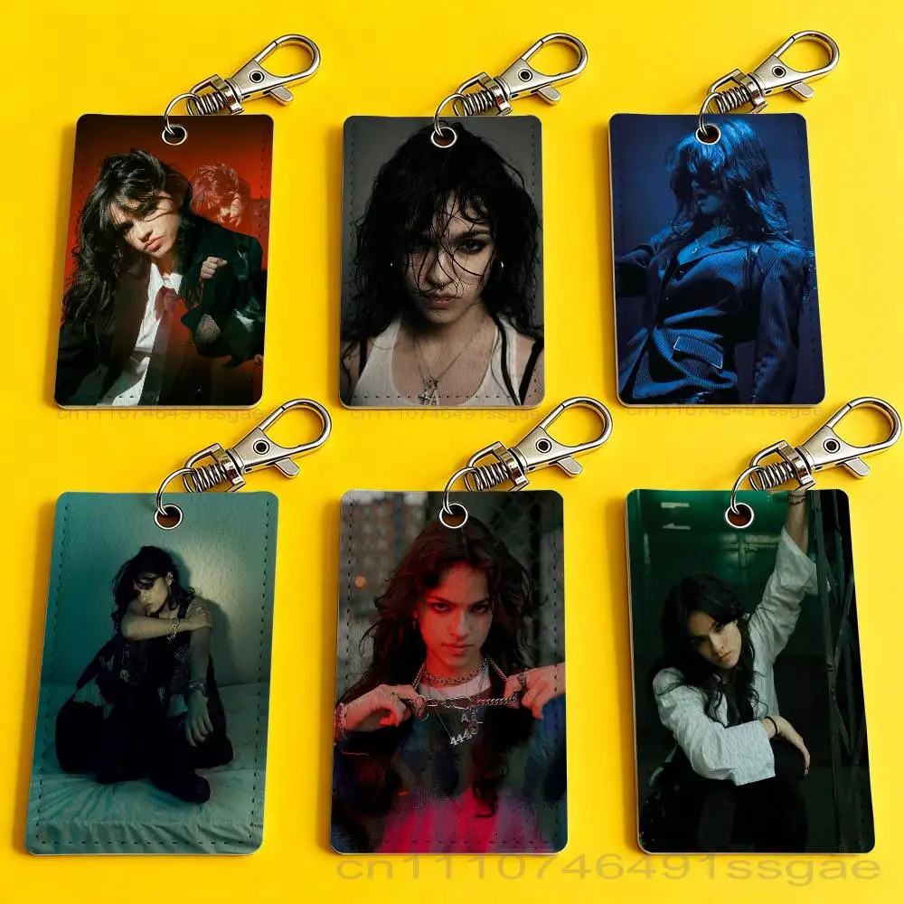 A-Ari Singer A-Abdul Card Holder Men And Womenn Universal Antirust Keychain Learther Access Drop Key Tag Ring