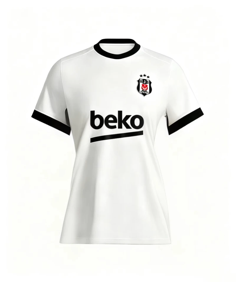 2026 Beşiktaş 3D Printed Football Jersey Men's Summer Quick Drying Breathe Short Sleeved T-shirt Family Matching Clothing