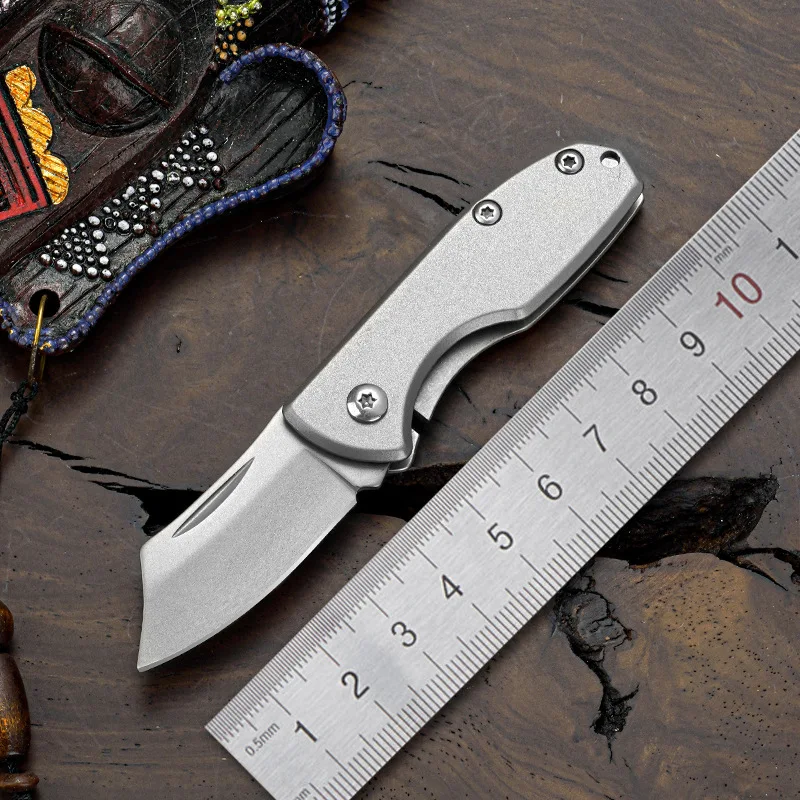 Mini Survival Folding Pocket Knife for Men High Hardness Outdoors Self Defense Tactic Camping Knifes for Hunting Men's Gift