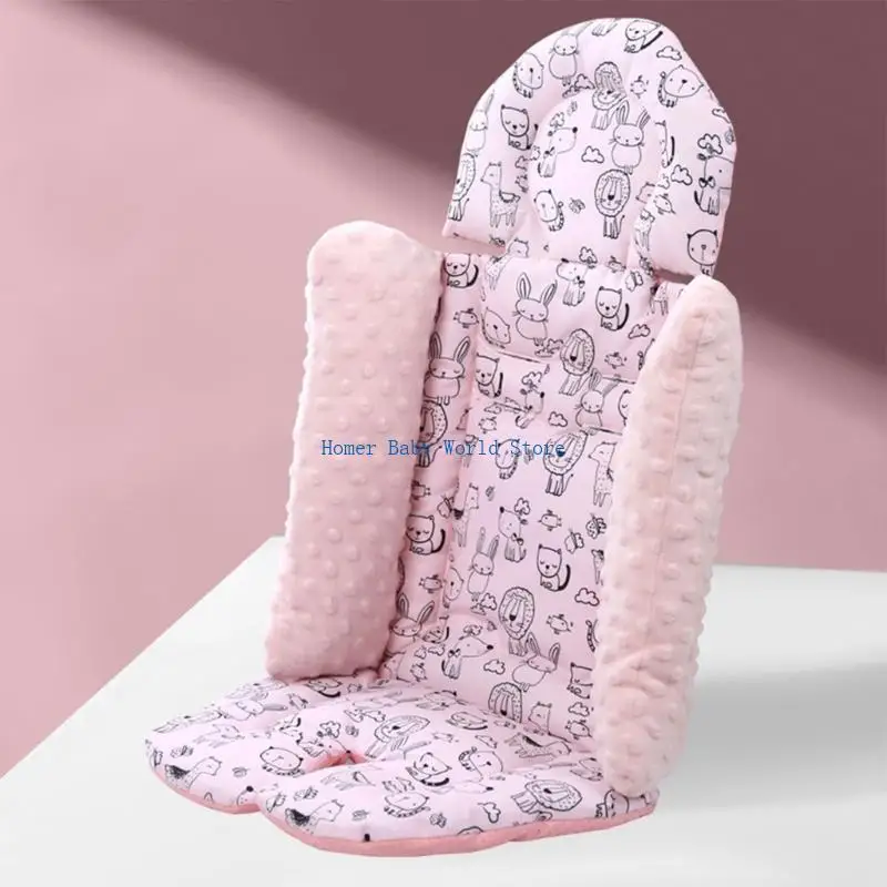 B2QD عربة طفل وسادة تنفس عربة طفل وسادة مقعد عربات التي تدفع باليدين بطانات الطفل الجسم دعم وسادة للمقعد لحديثي الولادة