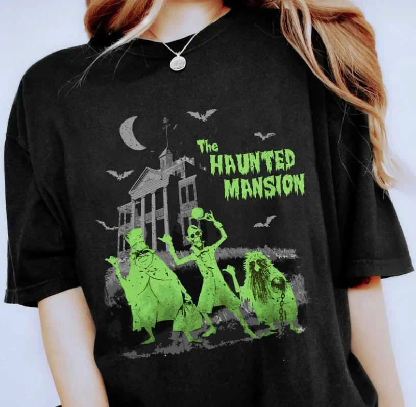 

Vintage Haunted Mansion Shirt, Spooky Ghost Tee, Halloween Shirt Gift