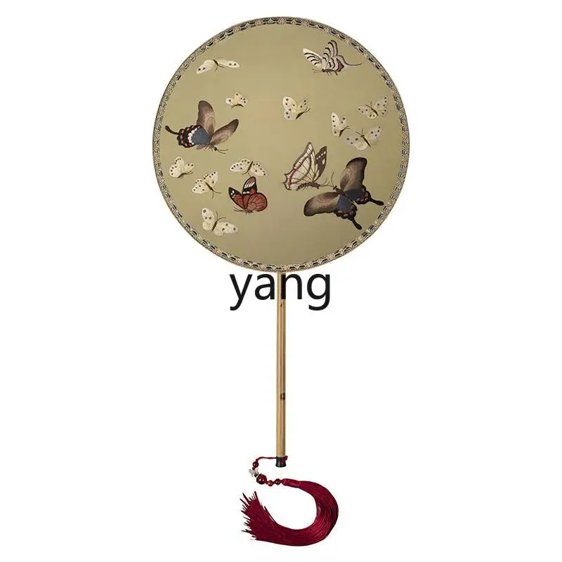 

CX Suzhou embroidery handmade fan Chinese style Hanfu accessories characteristic double-sided embroidery process