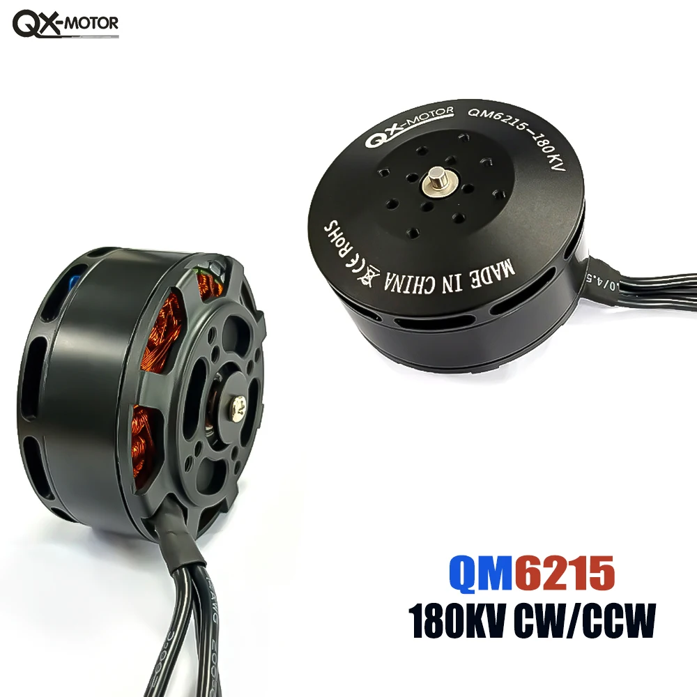 

QX-MOTOR QM6215 CCW/CW 180KV бесщеточный двигатель совместимый 2255 /2388 Propelle для радиоуправляемого самолета