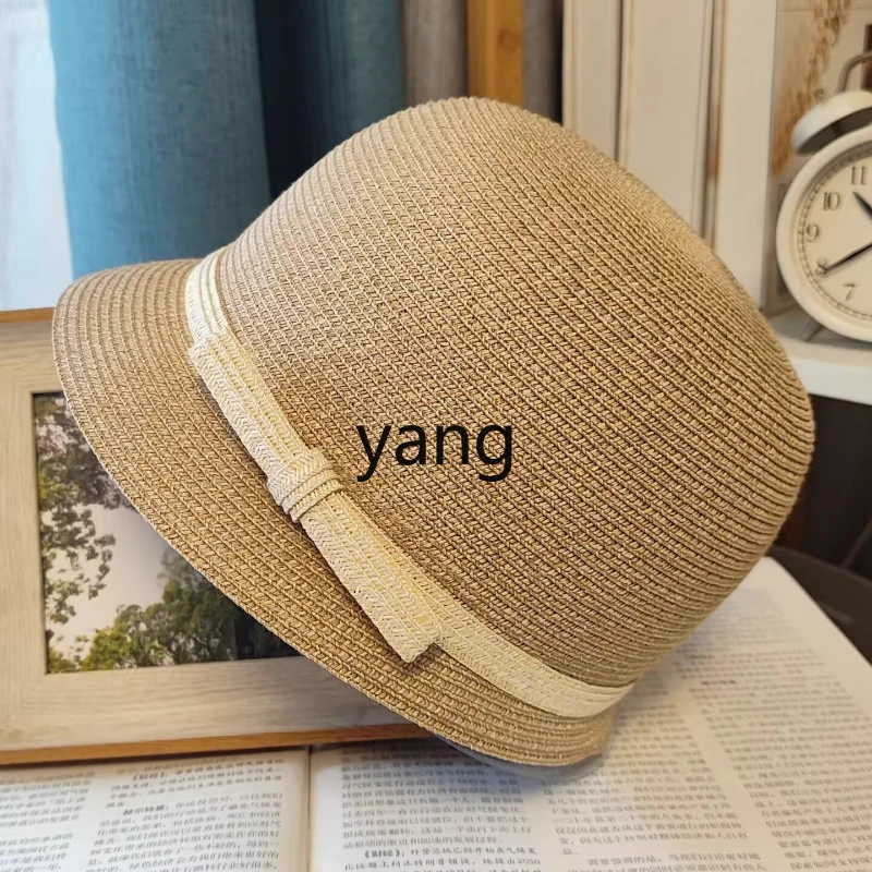 

LMM French small edge top hat women's summer fashion retro sunshade