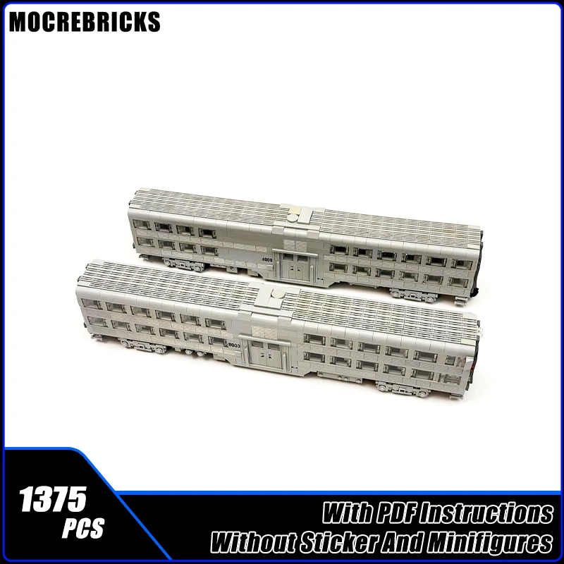 

MOC Япония Галерея и кабинный автомобильDouble Decker Тяговый поезд Строительные блоки Модель Кирпичи Игрушки для мальчиков Рождественский подарок