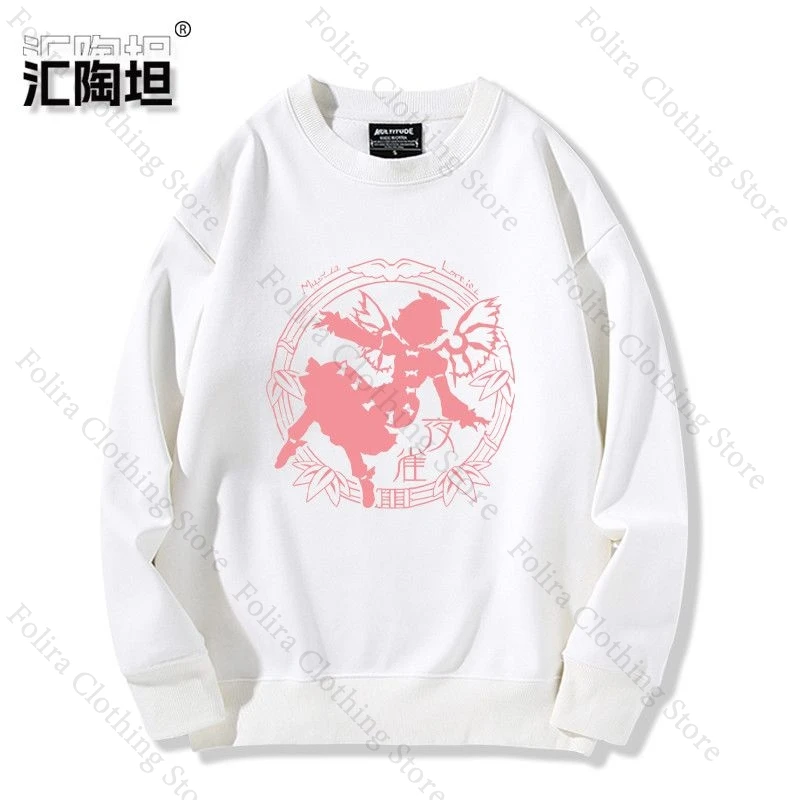 Anime Touhou Project Series Print Hoodie Print Sweatshirt Pullovers Long Sleeve Tops O-neck Male Outerwear Women's Hoodie