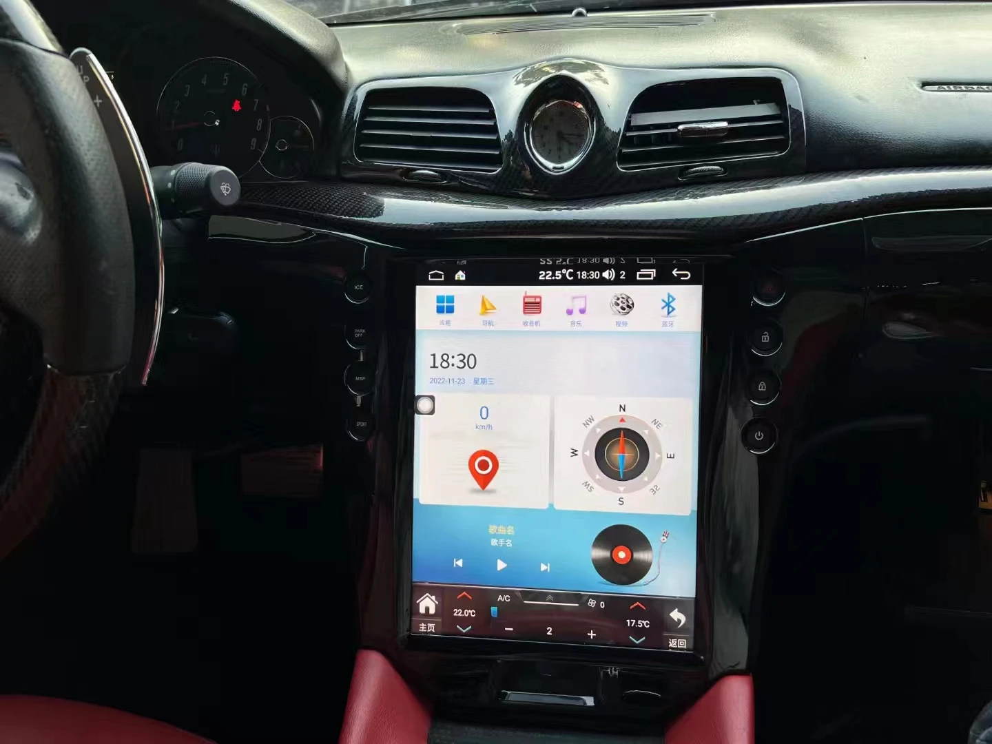 12.1" Car Radio For Maserati GT 2005-2015 Multimedia Video Player GPS Navigation Carplay Unit Android AI WIFI 4G Screen BT DSP