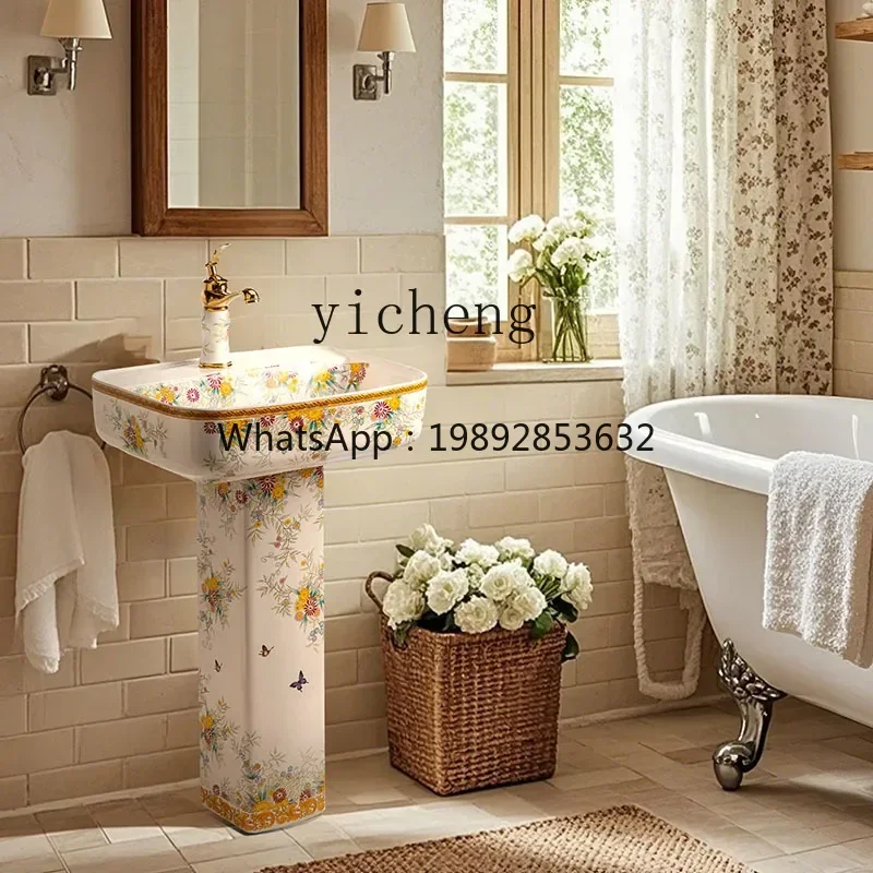 

Y1 column type washbasin courtyard column basin floor type outdoor garden sink