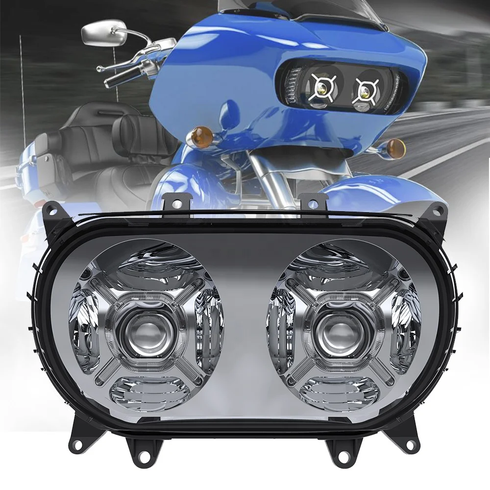 

STLF 124W High Power Led Headlight for harley Road Glide 2015 2016 2017 2018 2019 2020