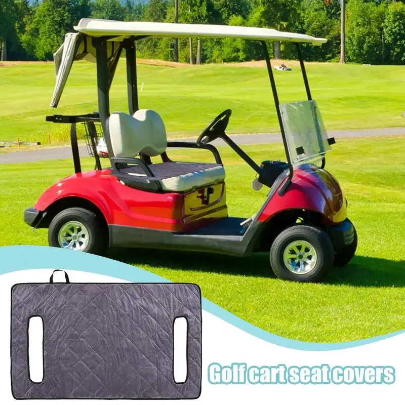 Golf Cart Blanket Golf Cart Blanket Seat Covers Anti-Slip Dustproof Waterproof Travel Sports Cart Seat Cushion Covers Keeps