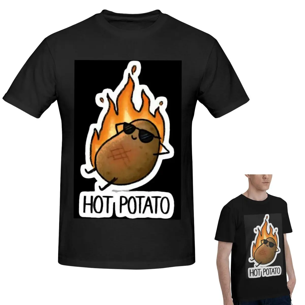 

Мужская классическая футболка большого размера из 100% хлопка с круглым вырезом, летние рубашки, топы, S-6XL