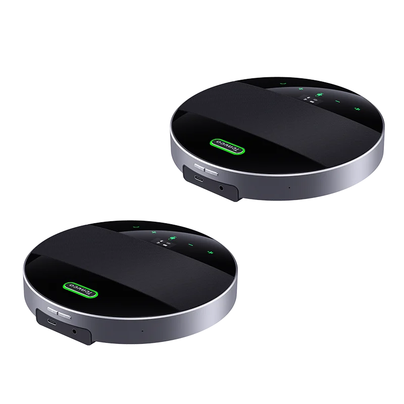 Hot Cascade Wireless/USB Noise Reduction 8000mAH Microphone 360° Pick Up USB Video Conference Speakerphone