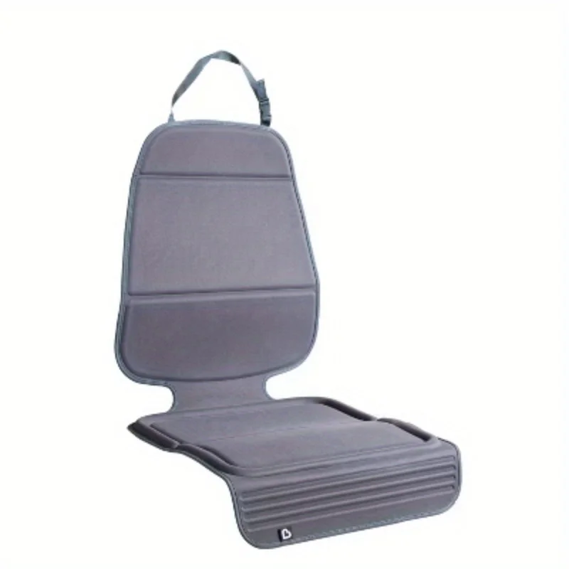 

Car Seat Protector - Dark Grey, unique one-piece design, compatible with all car seats