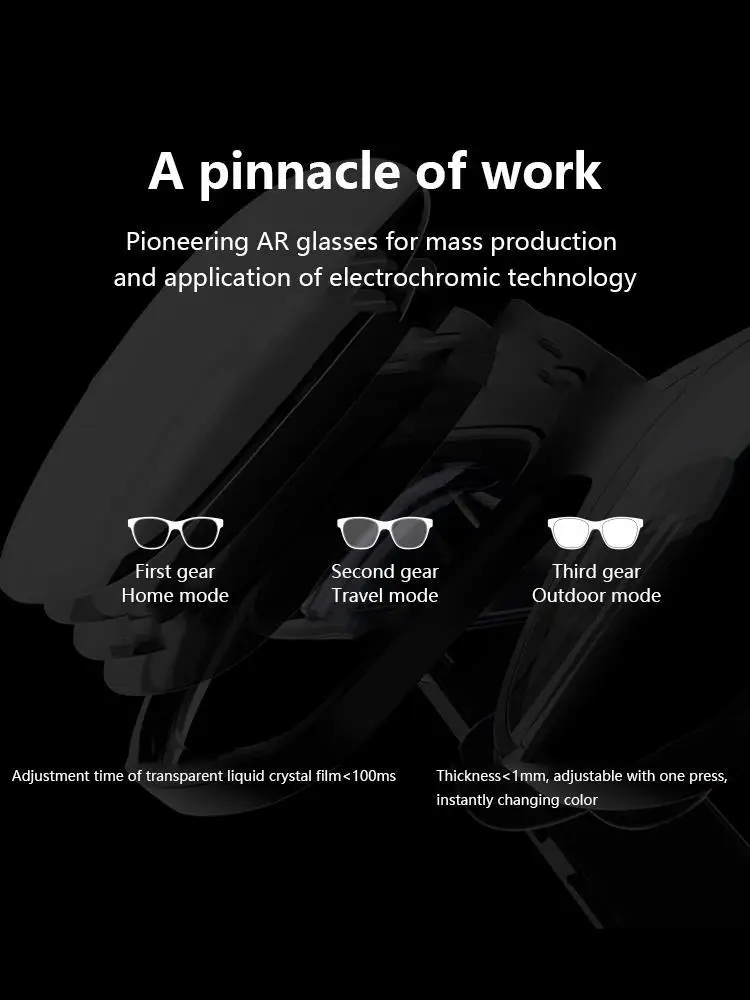 نظارة XREAL-Nreal Air 2 Pro Smart AR HD ، شاشة عرض خاصة عملاقة ، شاشة عرض كمبيوتر محمول ، لعبة فيديو محمولة ، نظارات شمس موسيقية