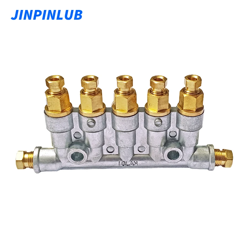 JINPINLUB DPB Positive Displacement Injector Oil Grease Automatic Separator For Volumetric Lube Pump