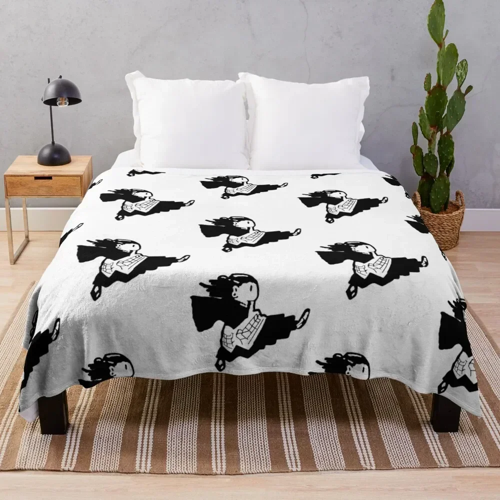

Geto chibi Throw Blanket wednesday Soft Plaid Hairy Blankets For Bed Blankets