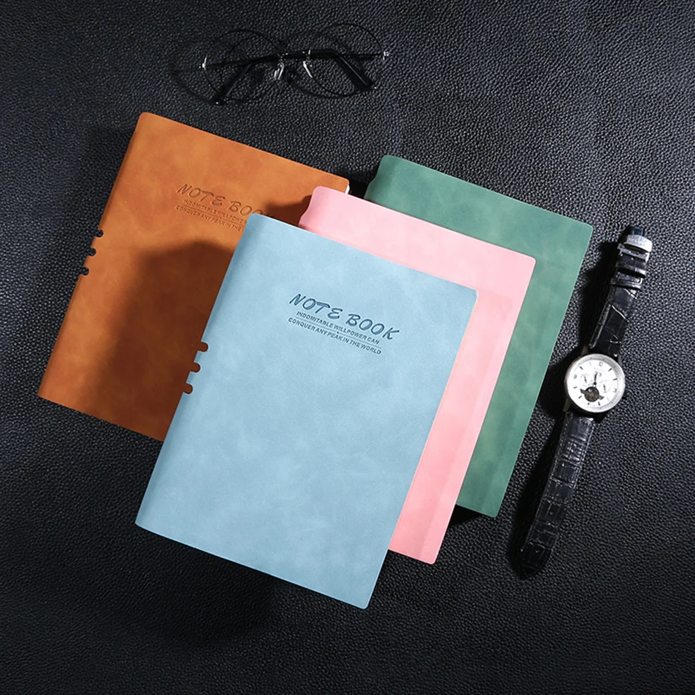 Creative A5 Notebook Ultra-Thick Thickened Notepad Business Soft Leather Work Meeting Office Diary Sketchbook Stationery