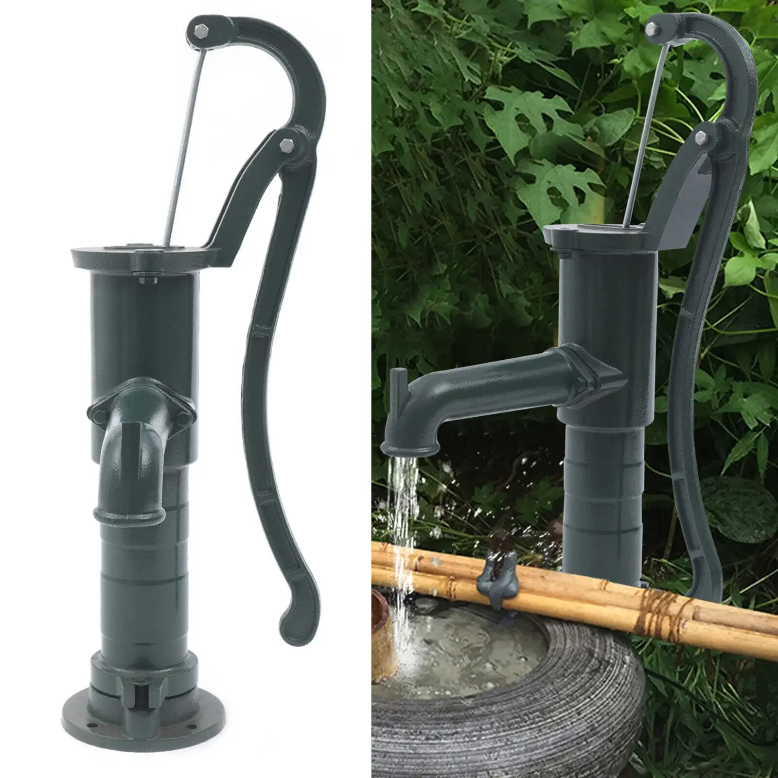 

Pitcher Hand Water Pump for Well Well Water Pitcher Press Suction Manual Water Jet Pump for Outdoor Garden Yard Ponds