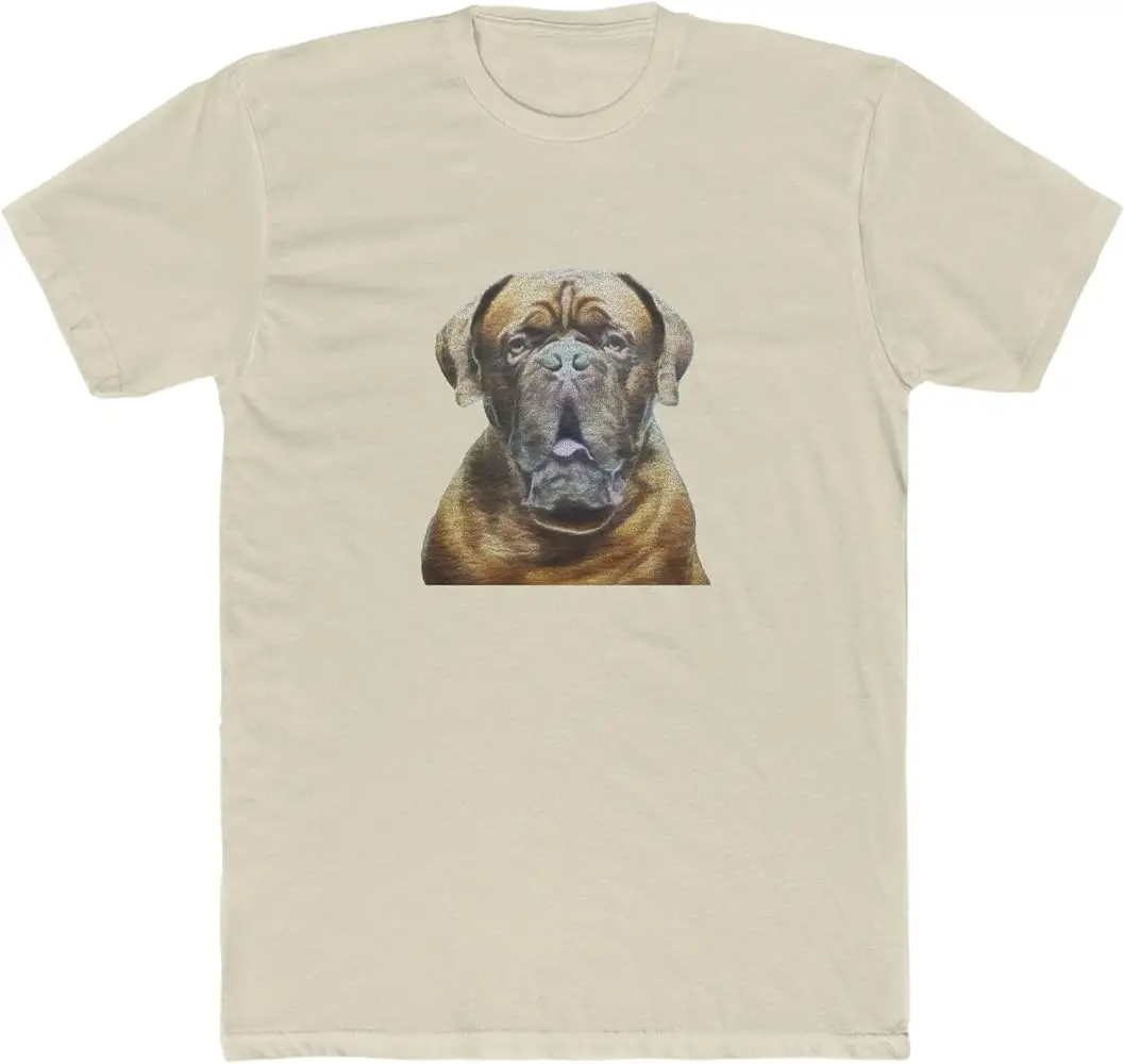 Dogue de  Fine Art Men's Fitted Cotton Crew Tee  High Quality 100%Cotton Short Sleeve