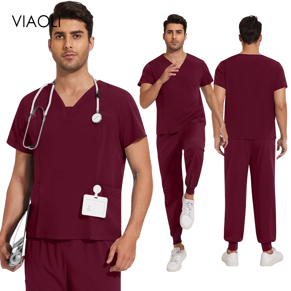 Atacado odontologia farmácia trabalho wear cirurgia médica uniforme hospital esfrega conjunto médico enfermeira roupas de trabalho terno de beleza unisex