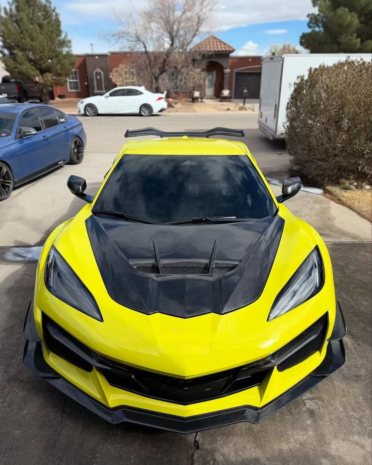 Complete OEM Facelift Conversion & Custom BuildFor Carbon Fiber Body Kit For C8 Z06 Exterior Aerodynamic Modification Parts