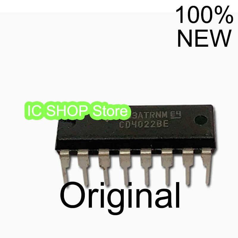 10pcs/lot CD4022BE  DIP      100% Original Brand New