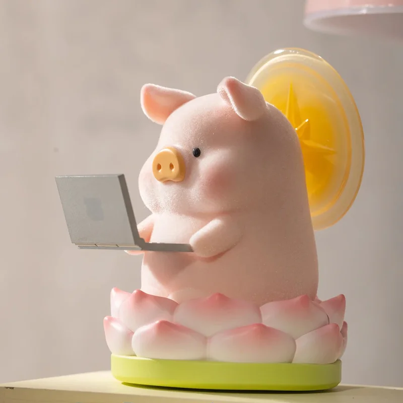 LuLu Pig Blind Box Collectible  Figurine Office Theme Trendy Art Toy Desktop Decoration Display  Gift  For Collectors view 6