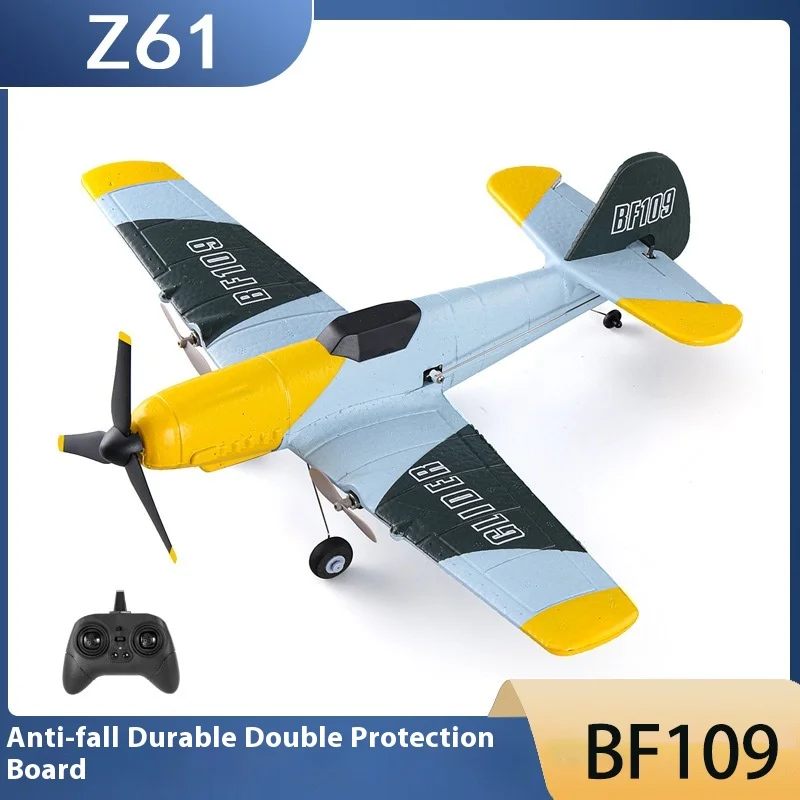 Kaifeng Z61 Remote Control Aircraft BF109 Fighter Fixed Wing Model Electric Toys Remote Control Foam Aircraft