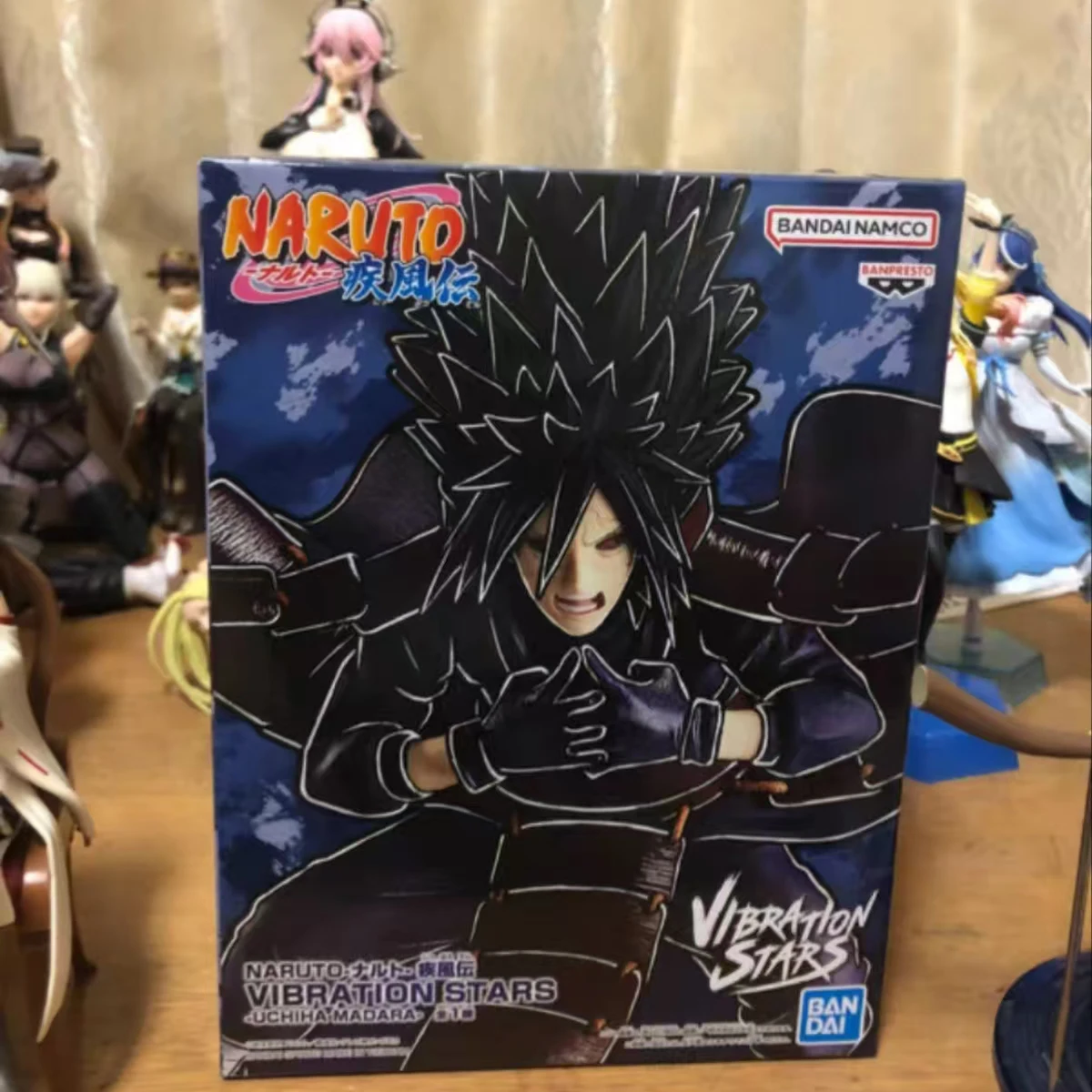 

Оригинал в наличии Bandai Spirits Banpresto Vibration Stars Naruto Shippuuden Uchiha Madara Аниме Фигурка Гаражный комплект