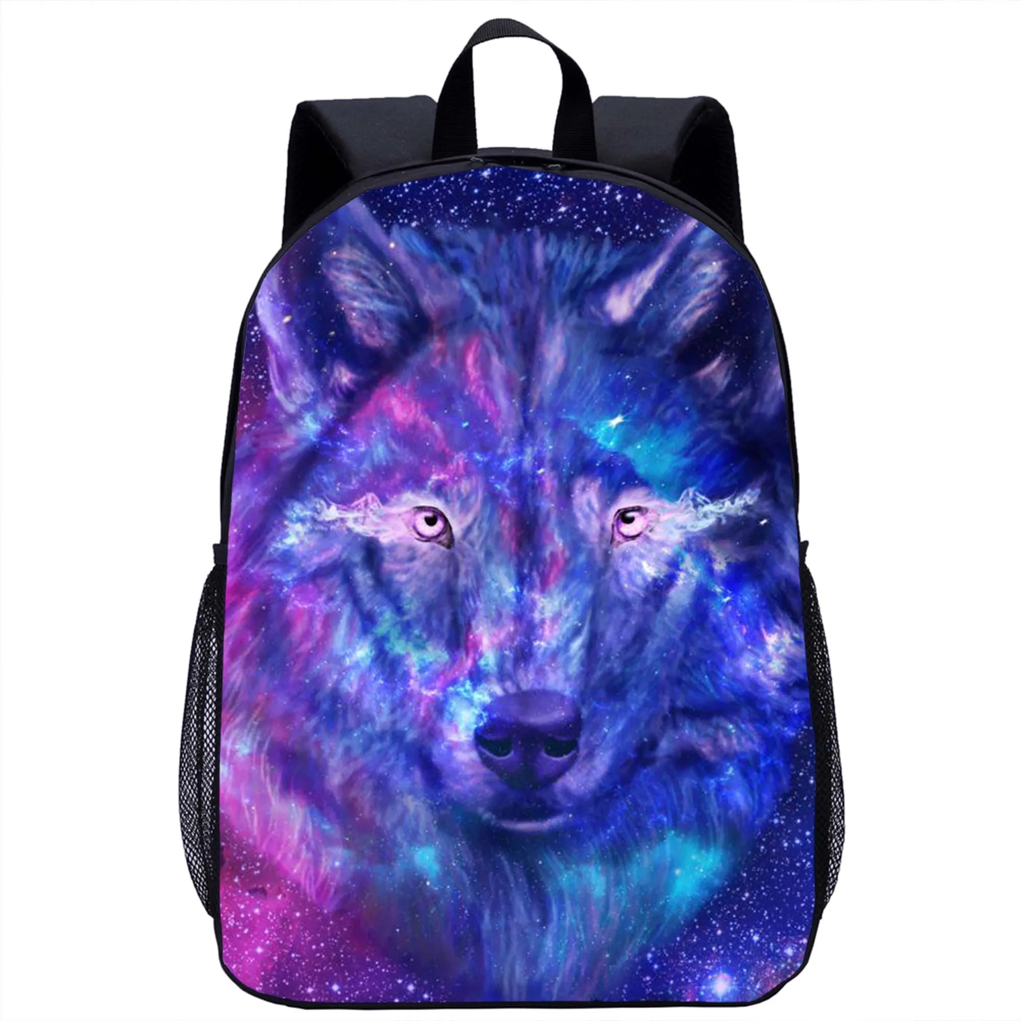 Animal Wolf Backpack Girls Boys School Backpack Cool Cartoon Print Teenager Travel Laptop Bag 16 Inch School Bag Large Capacity