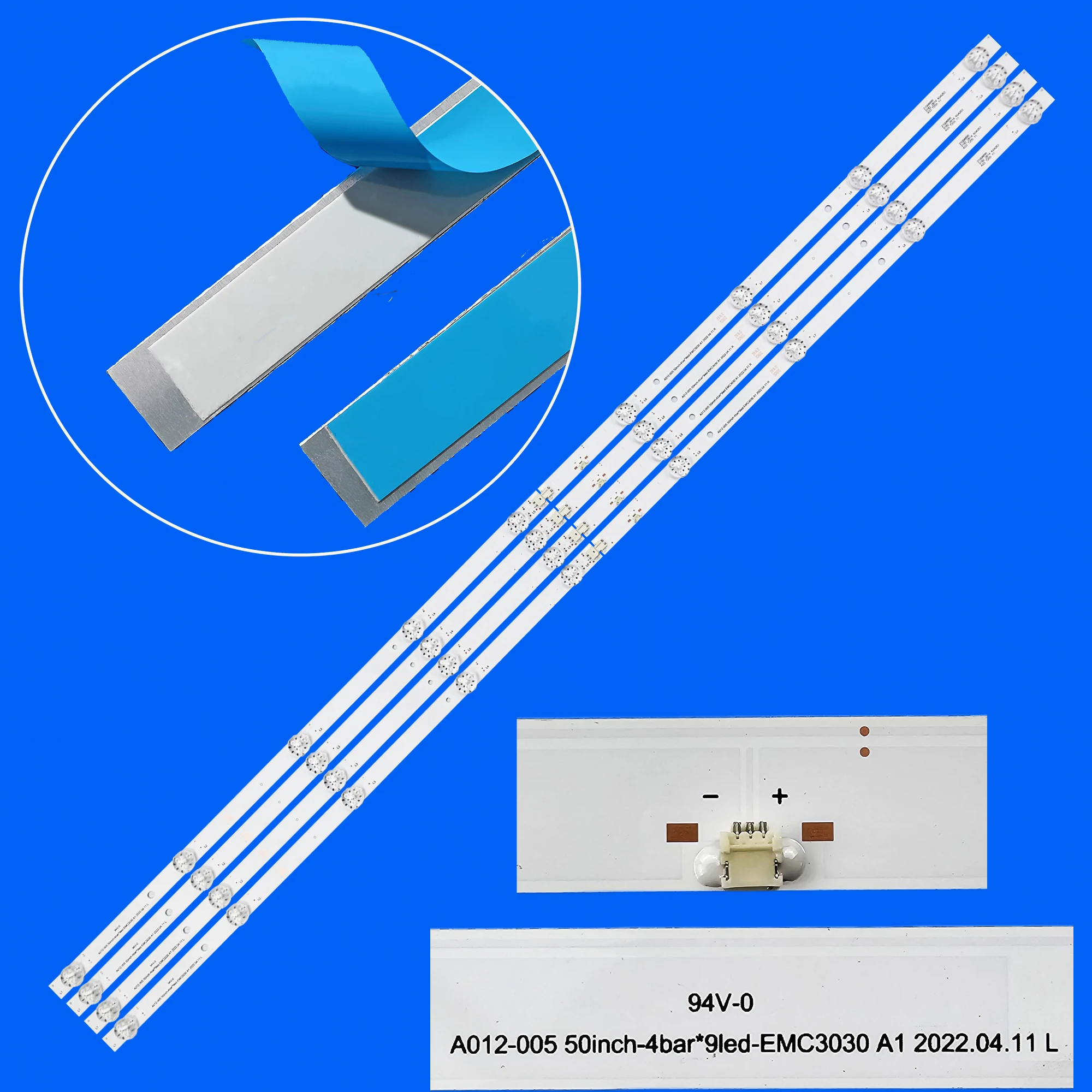 

Комплект светодиодной подсветки 1/5/8 для Konka B50 A012-005 50 дюймов-4bar*9LED
