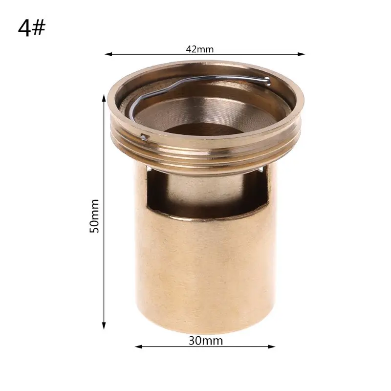 Brass Floor Drain Deodorant Odor-resistant Drain Bathroom Accessories