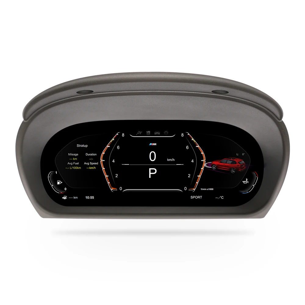 

Linux 12.3'' IPS Car Digital Cluster for BMW E90 Digital Meter LCD Instrument Support Original Mileage Display