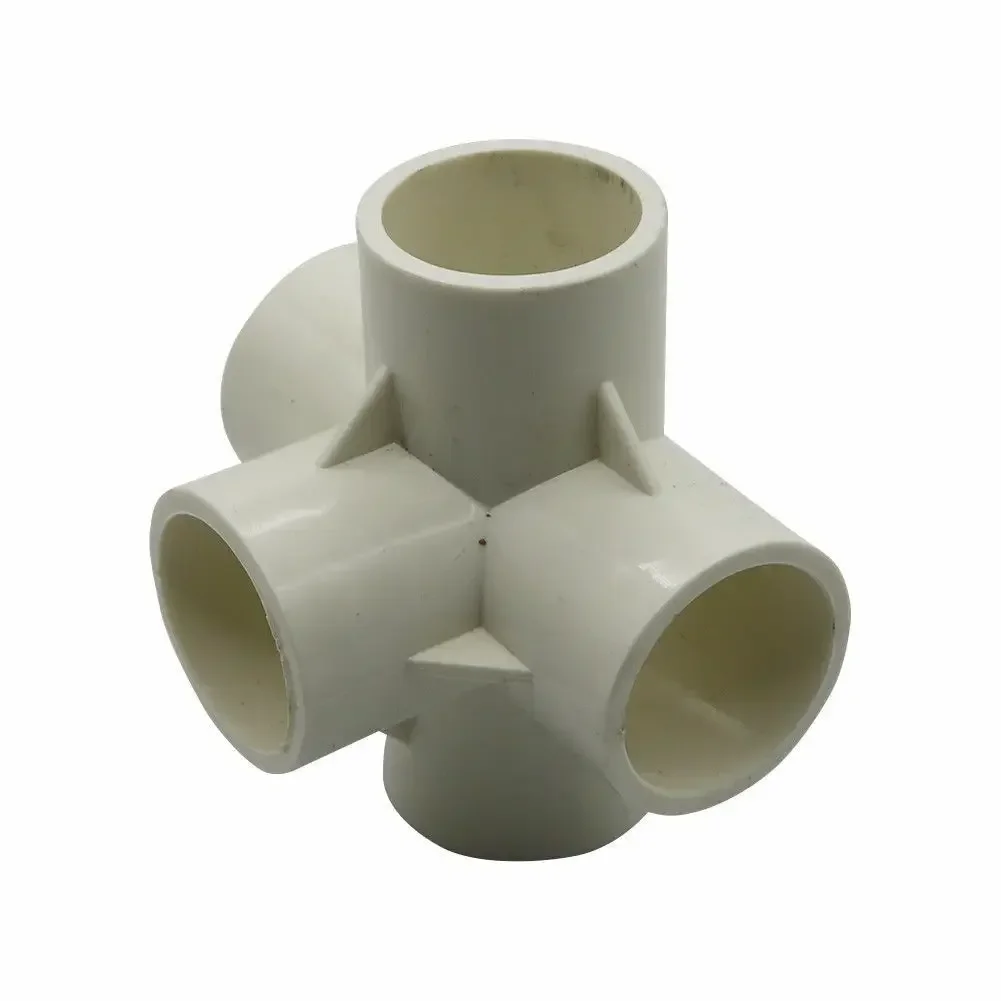 8PCS X 20mm/35mm/32mm PVC Water Pipe Tube Adapter Connectors Garden Hose Diameter 3/4/5/6 Ways for Gardening Jardineria Tube