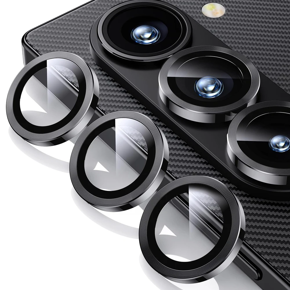 ZFold6เคสป้องกันกล้อง5G, กระจกป้องกันสำหรับ Samsung Galaxy Z Fold 6 Fold6 5G 2024วงแหวนเลนส์โลหะฝาครอบเลนส์ด้านหลัง