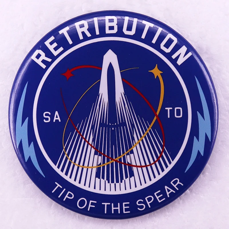 Call of Duty Retribution Tip of The Spear Pinback Pin Button Tinplate Badge Game Jewelry 58MM