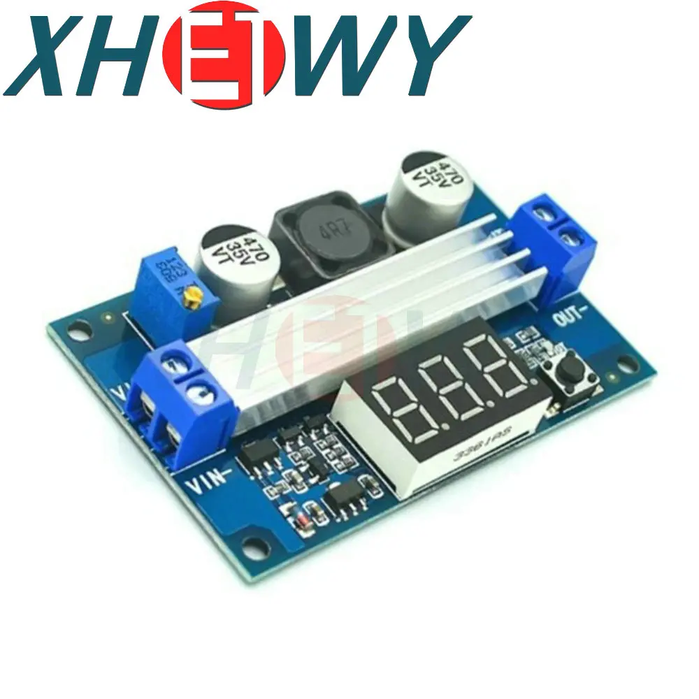 DC LTC1871 High-power 100W adjustable output 3.5~35v Digital display boost power supply module