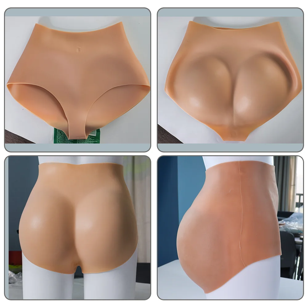 African Shape Wear Silicone Butt Artificial Booty Shaper Padded Panties Silicon Buttocks Pads Underwear