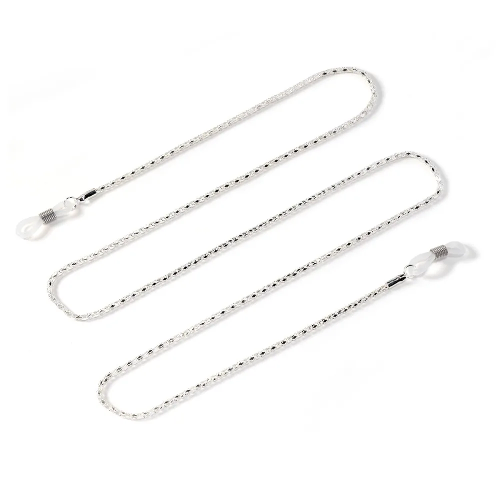 Non-slip Glasses Chains Hollow Mask Lanyard Eyeglass Lanyard Metal Diamond Beads Reading Glasses Chain Fashion Accessory