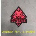hook patch 6.2x8cm