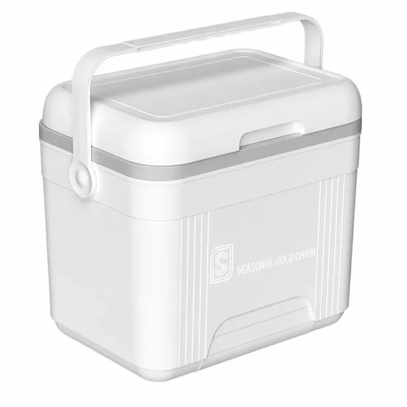 10L Portable Cooler Box PP PU Insulation Ice Chest for Camping Outdoor Picnic Food Storage Keep Cold 24-72 Hours Commercial
